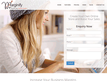 Tablet Screenshot of marginify.com
